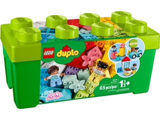 Mammoth forhistorisk tag Lego- Duplo 10913 Brick Box - Teton Toys