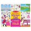 Reusable Sticker Pad- Princess Castle