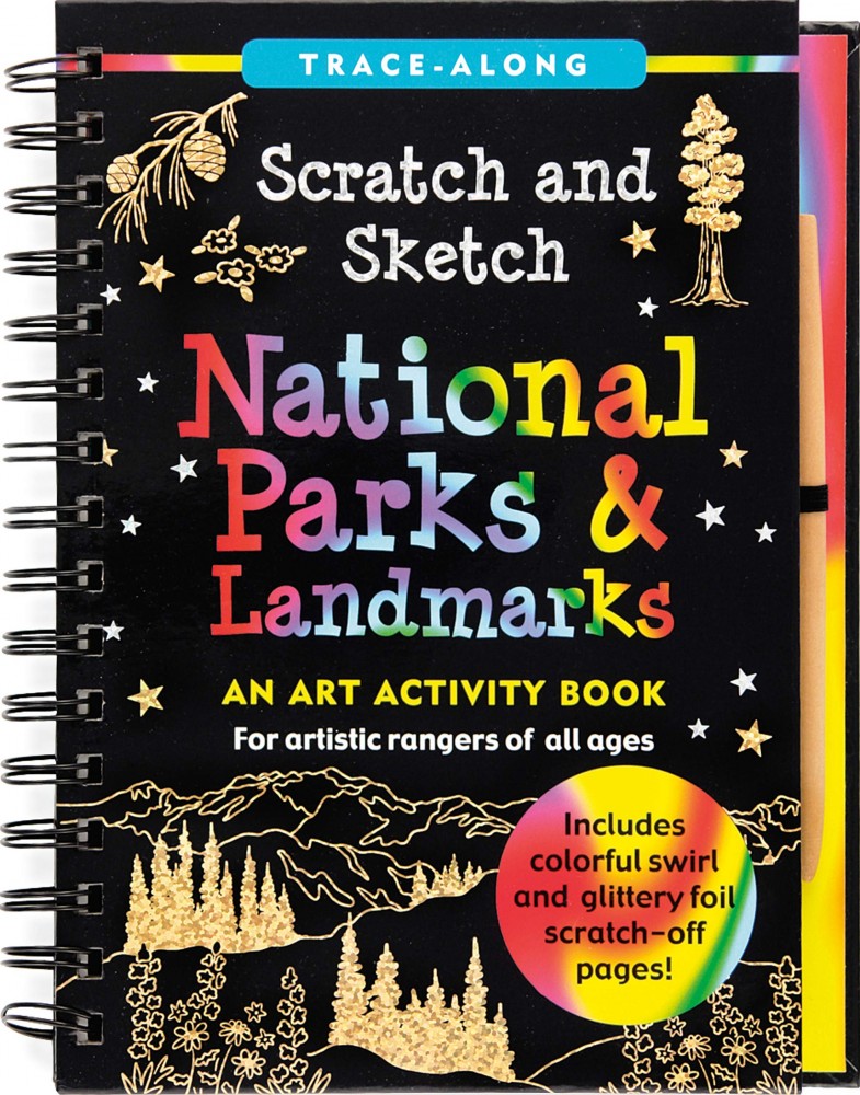 Teton　Sketch　Landmarks　Toys　Parks　National　Scratch　and