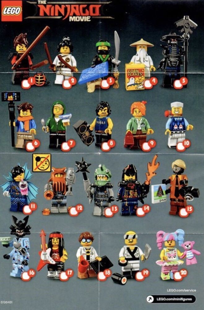 Lego- Minifigures 71019 Lego Ninjago Movie - Teton Toys