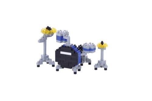 Nanoblocks- Drum Set Blue - Teton Toys