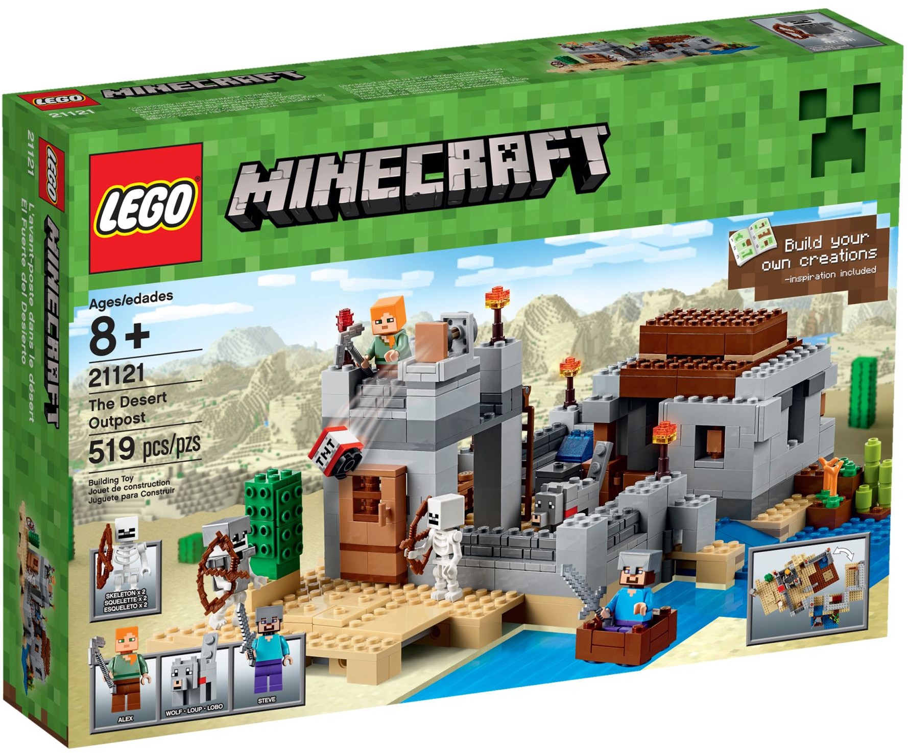 Lego- Minecraft 21121 The Desert Outpost | Teton Toys