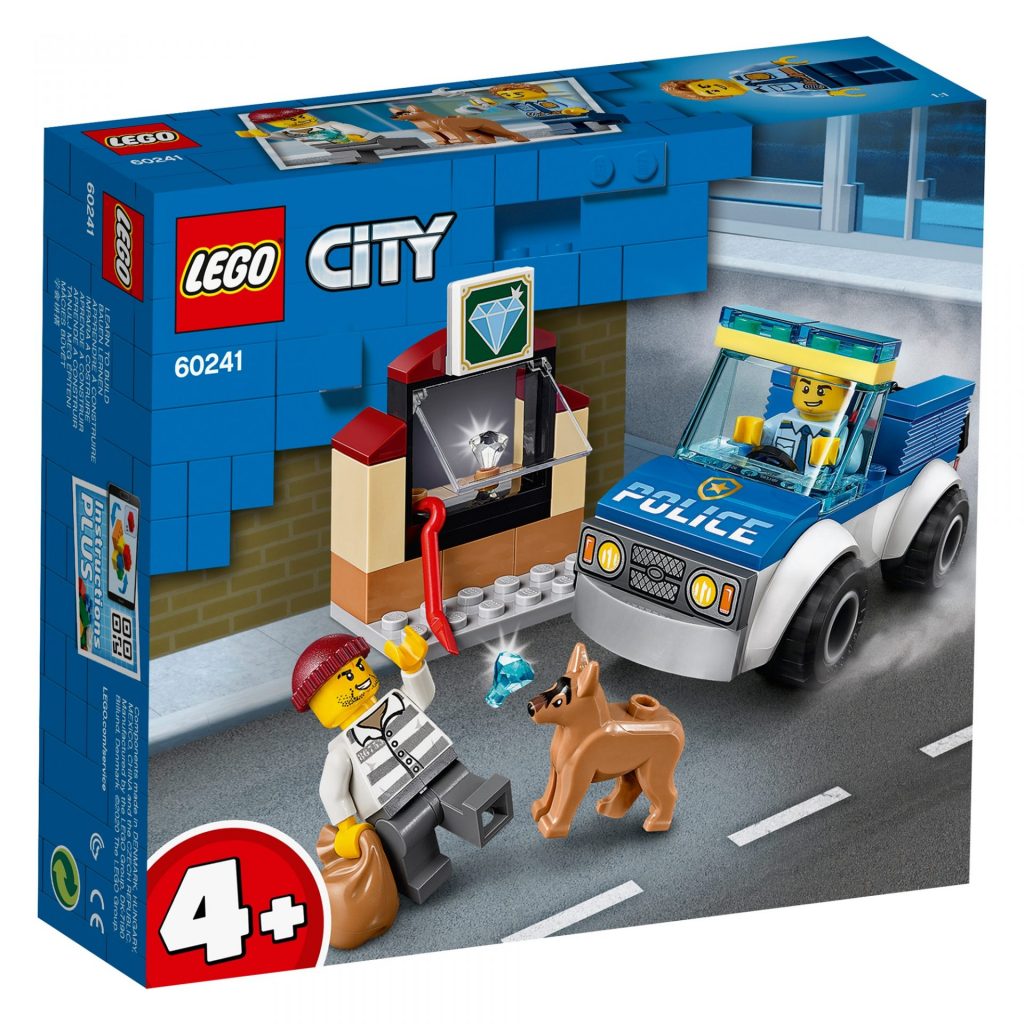 Конструктор lego city police 60241 полицейский отряд с собакой