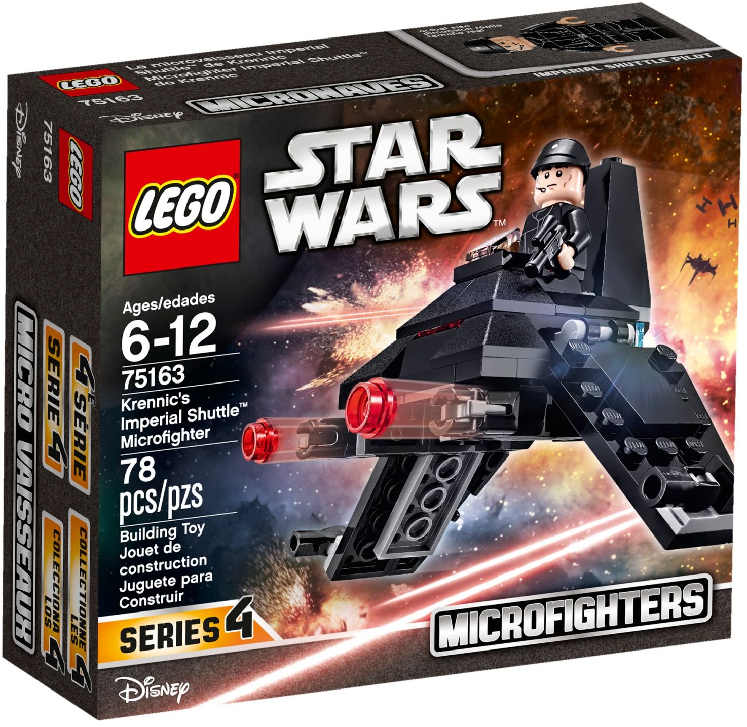 Vaisseau spatial miniature Lego star wars modele imperial star destroyer