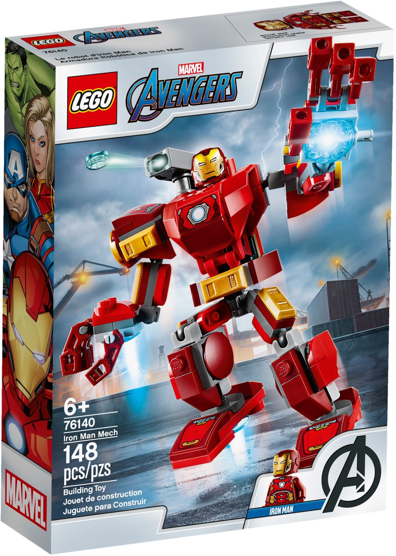 Lego Marvel avengers 76140 New Iron Man minifigure Brand new