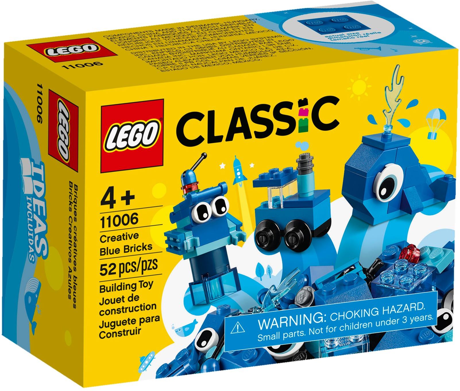 Lego- Classic 11006 Creative Blue Bricks