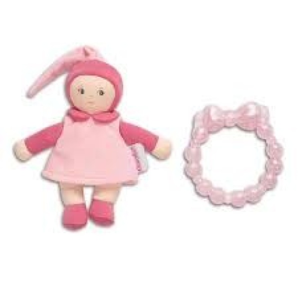 Corolle- Pink Mini Miss and BB Teether