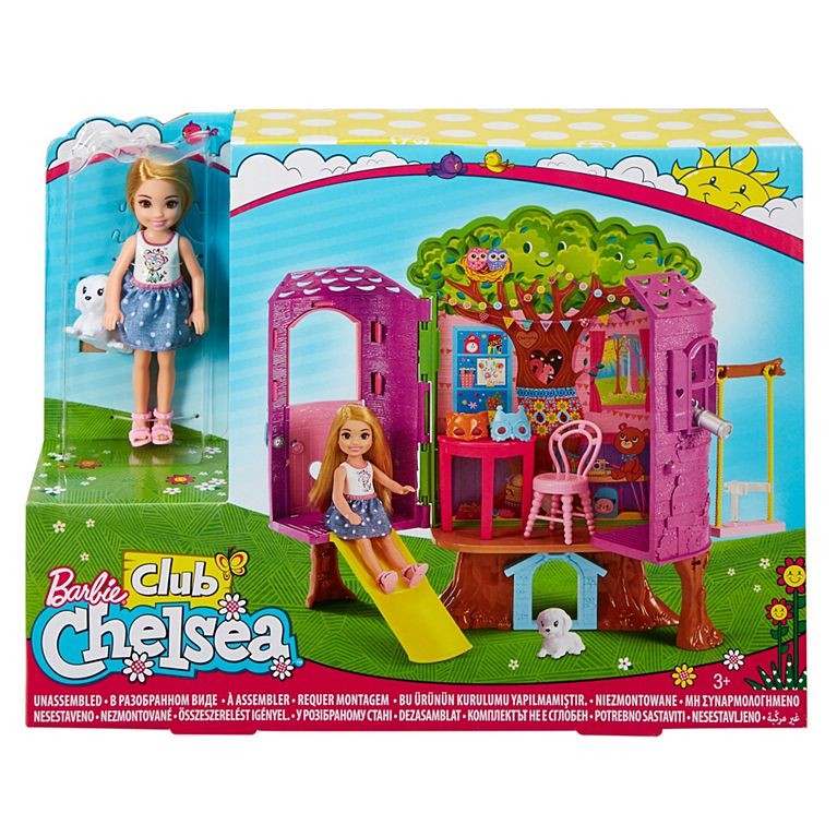 barbie club chelsea treehouse playset