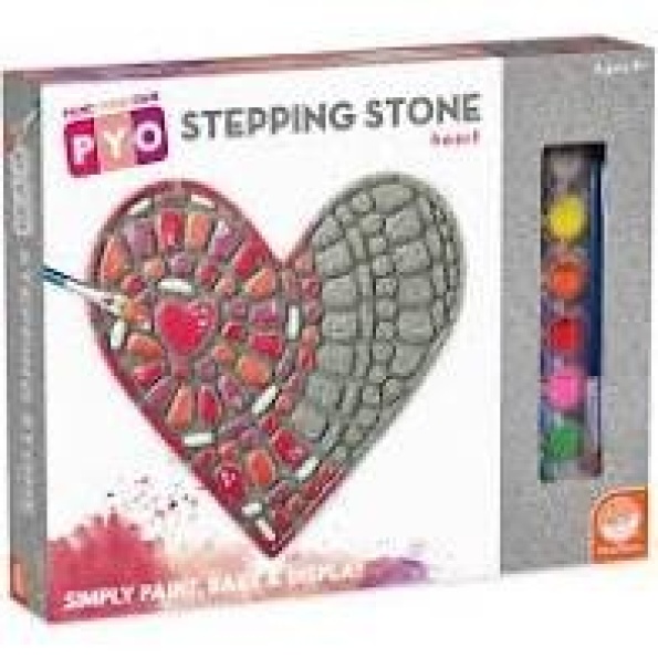 Paint Your Own Stepping Stone- Heart
