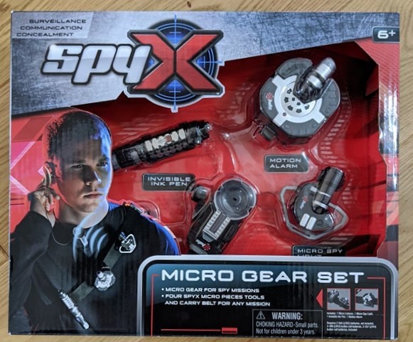 Spy X Micro Gear Ensemble de gadgets espions pour enfants Taille S