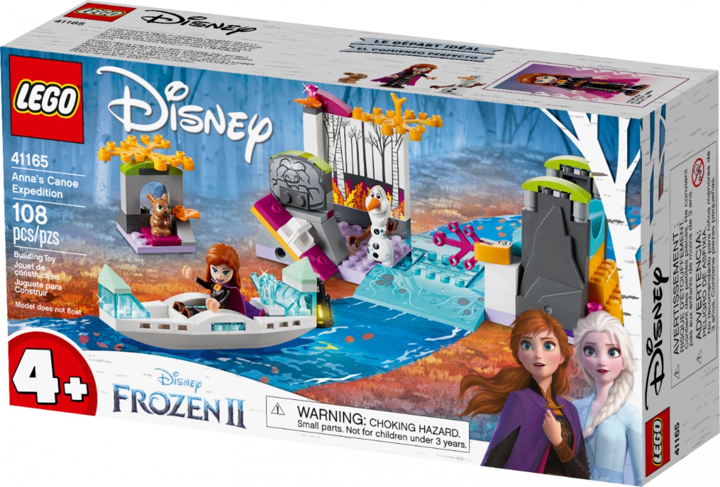 Uegnet grammatik At læse Lego- Disney Princess 41165 Anna's Canoe Expedition - Teton Toys