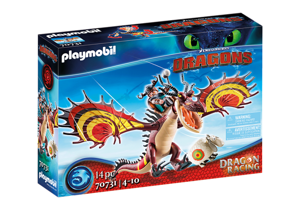Playmobil 70731 Dragon Racing: Snotlout and Hookfang