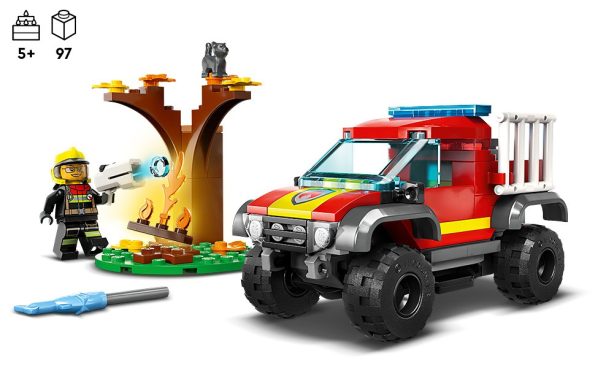 Lego- City 60393 4x4 Fire Truck Rescue - Image 2