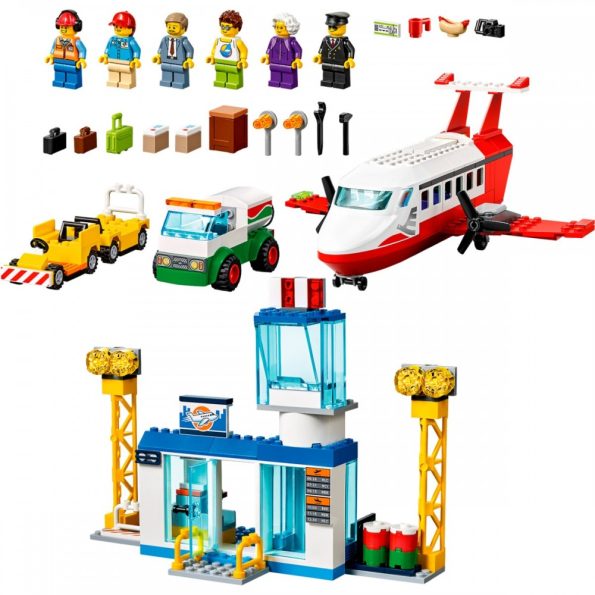 Lego- City 60261 Central Airport - Image 4