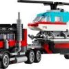 Lego- Creator 31146 Flatbed Truck with Helicopter - Image 2