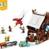 Lego- Creator 31132 Viking ship and the Midgar Serpent - Image 4