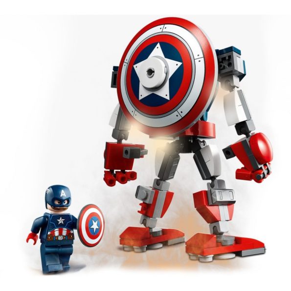 Lego- Super Heroes Marvel 76168 Captain America Mech Armor - Image 2