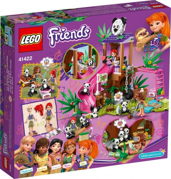Lego- Friends 41422 Panda Jungle Tree House - Image 3