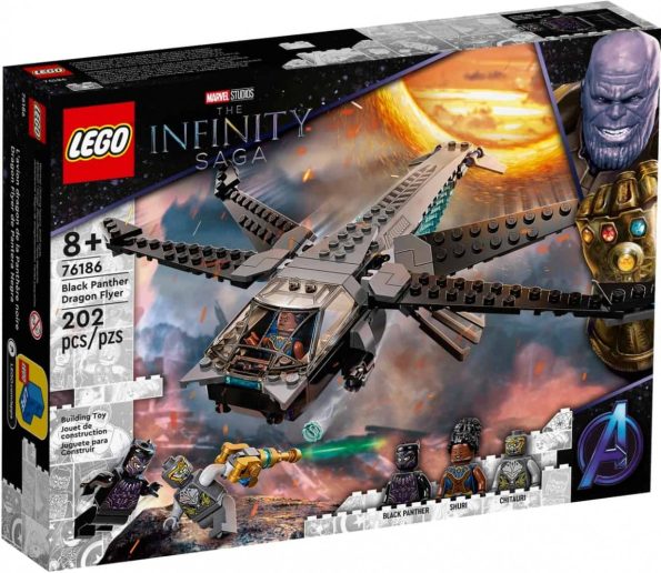 Lego- Super Heroes Marvel 76186 Black Panther Dragon Flyer - Image 3