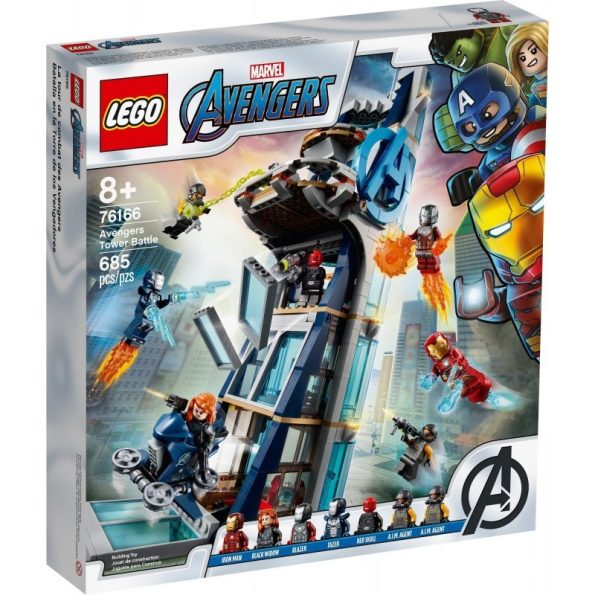 Lego- Super Heroes Marvel 76166 Avengers Tower Battle