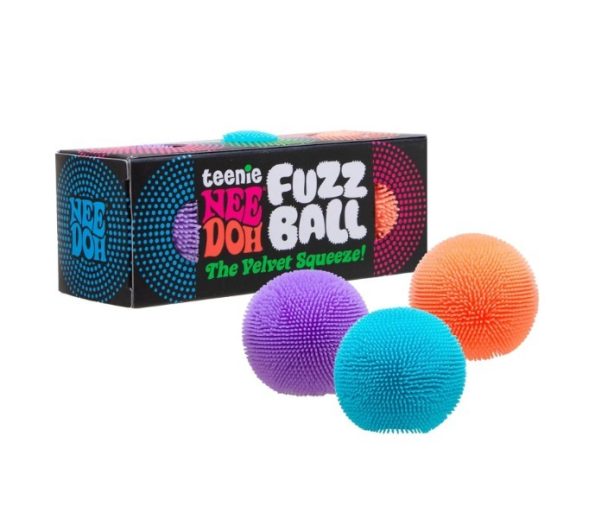 Fuzz Ball Teenie Nee Doh (3 Pack) - Teton Toys
