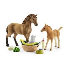 Schleich- Sarah's Baby Animal Care