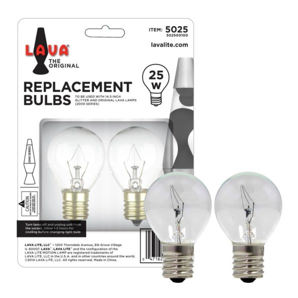 Lava Lamp- 25 Watt Bulb 2-pack