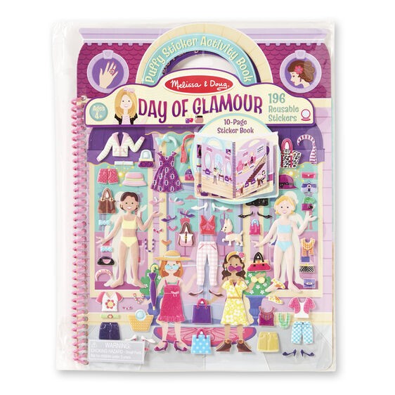 Deluxe Puffy Sticker Play Set- Day of Glamour