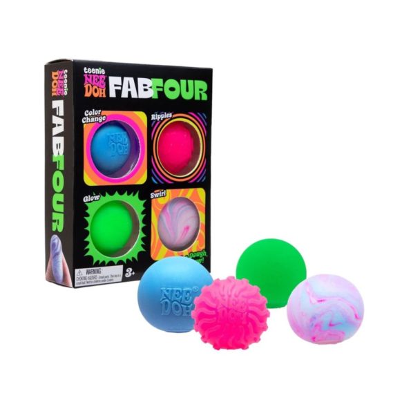 Fab Four Needoh Teenie (4 Pack)