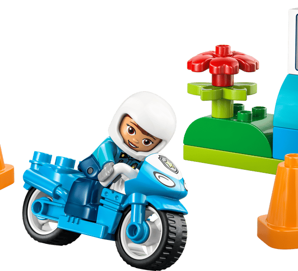 Lego- Duplo 10471 Blue Police Motorcycle