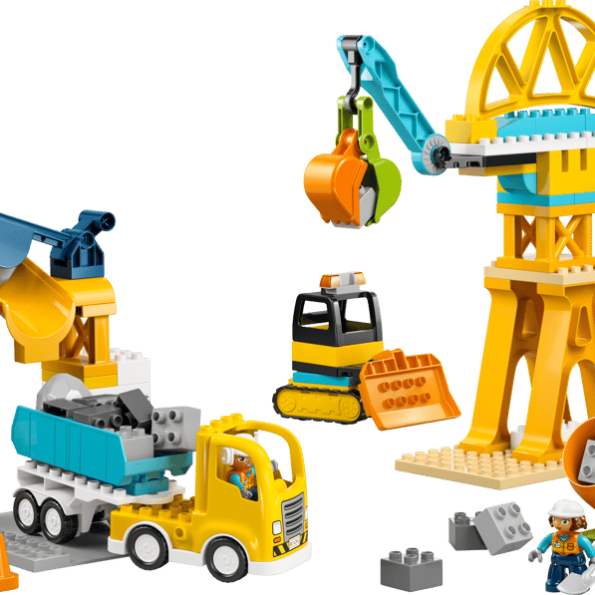 Lego- Duplo 10476 3 in 1 Construction Site and Vehicles