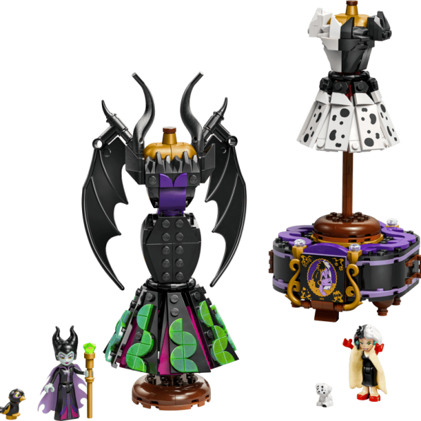 Lego- Disney 43262 Malificent and Cruella De Vil's Dresses