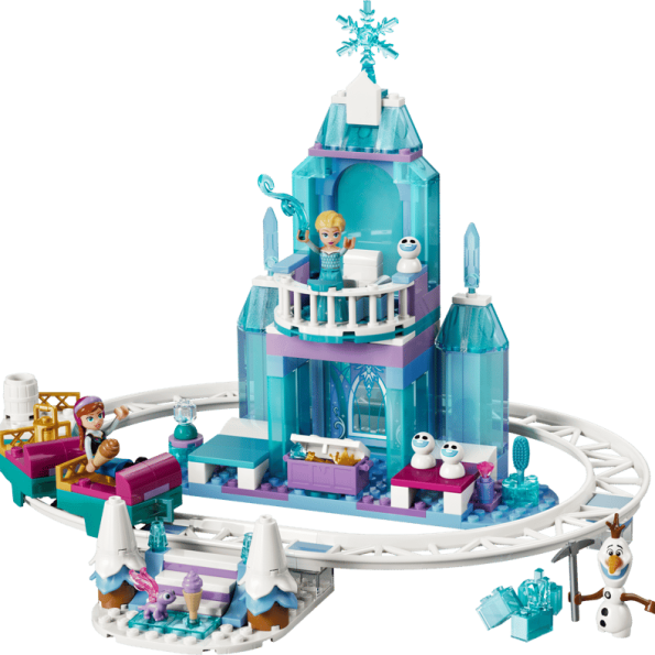 Lego- Disney Princess 43281 Elsa's Ice Castle and Snow Ride Adventure