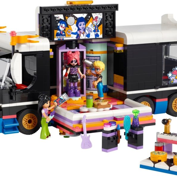 Lego- Friends 42619 Pop Star Music Tour Bus