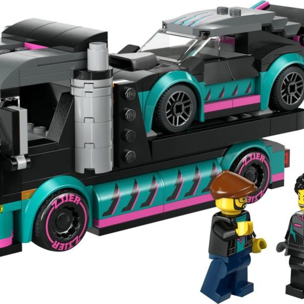 Lego- City 60406 Race Car and Car Carrier Truck
