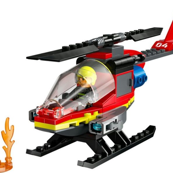 Lego- City 60411 Fire Rescue Helicopter