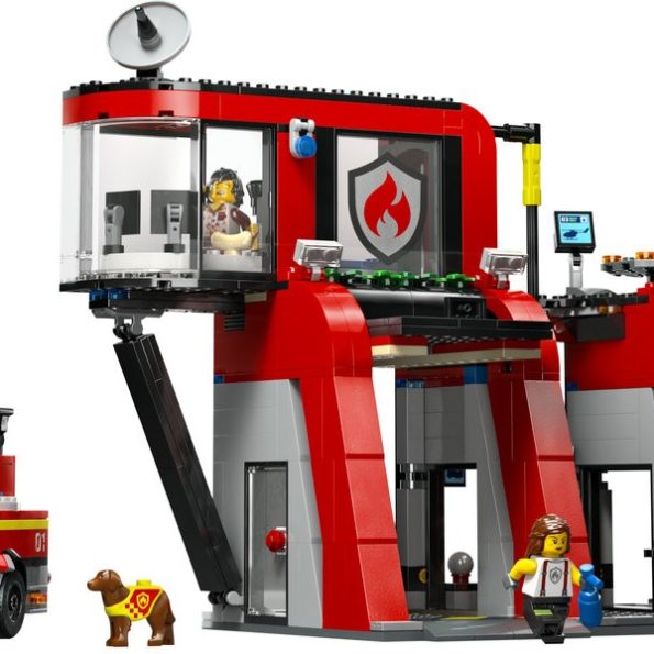 Lego- City 60414 Fire Station with Fire Truck
