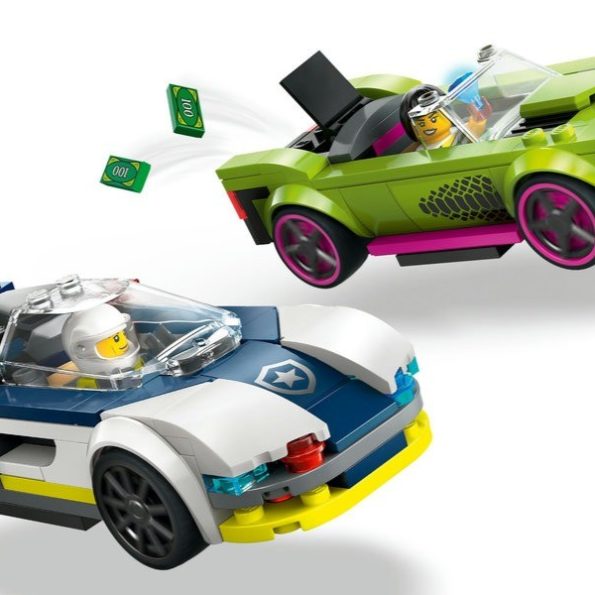 Lego- City 60415 Police Car and Muscle Car Chase