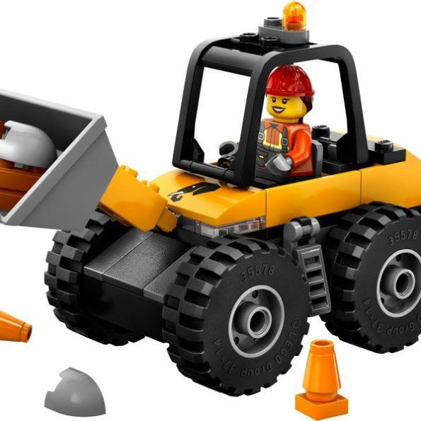 Lego- City 60450 Yellow Construction Wheel Loader