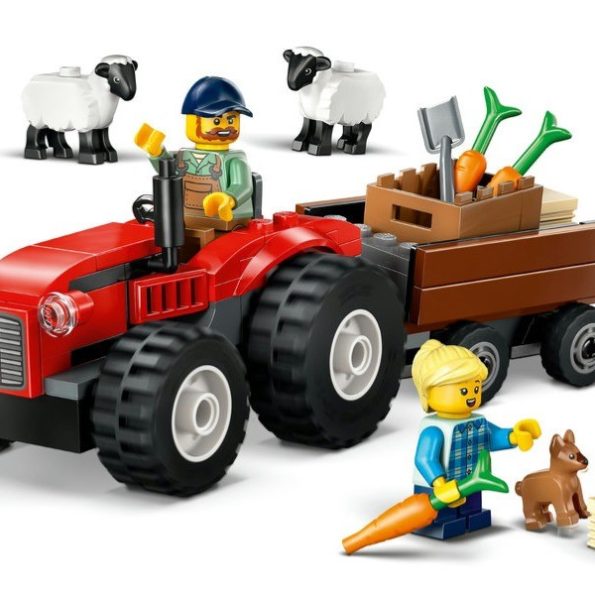 Lego- City 60461 Red Farm Tractor with Trailer and Sheep