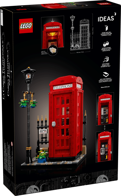Lego- Ideas 21347 Red London Phone Box - Image 3