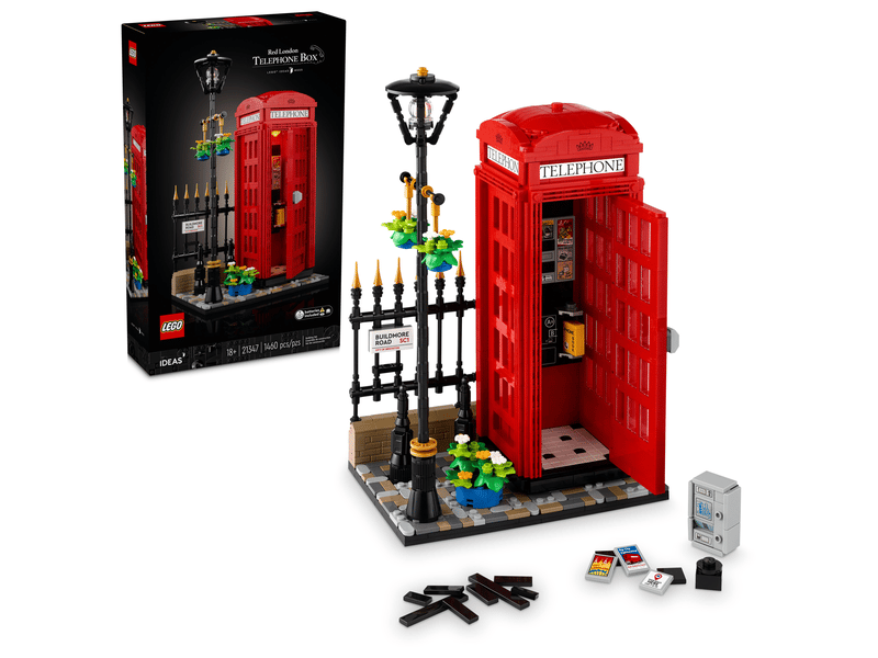 Lego- Ideas 21347 Red London Phone Box - Image 2