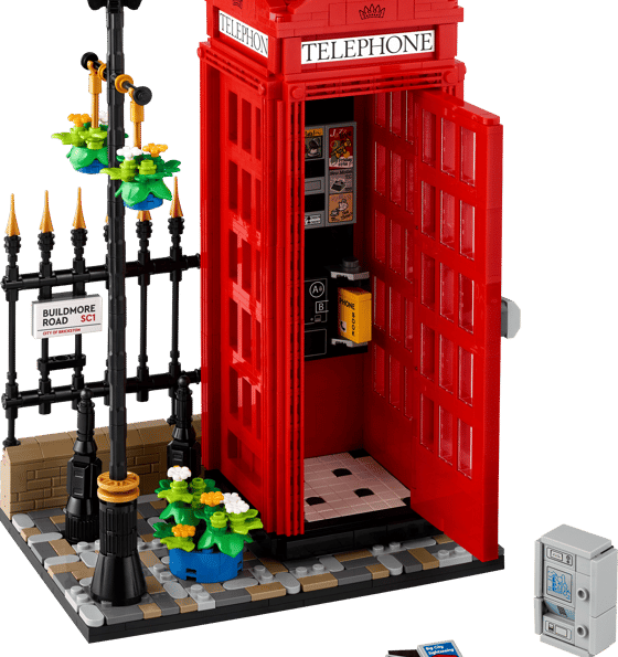 Lego- Ideas 21347 Red London Phone Box
