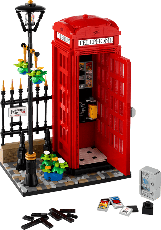Lego- Ideas 21347 Red London Phone Box