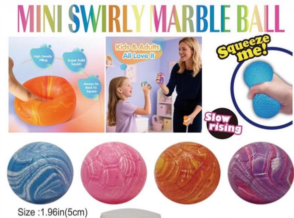 Mini Squishy Marble Ball